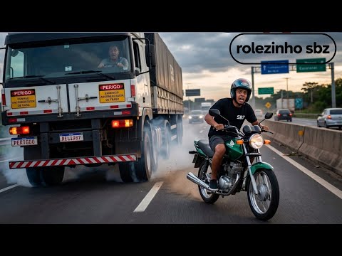 ROLEZINHO SBZ DE CARATINGA PARA PIEDADE DE CARATINGA CAMINHÃO TENTA ME ATROPELAR 😨
