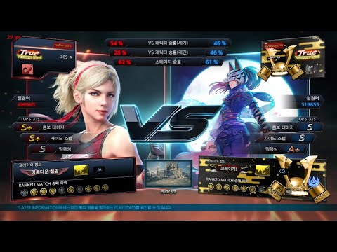 yuttari_yu-ki (lidia) VS eyemusician (kunimitsu) [Part1/2] - Tekken 7 5.00