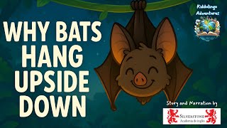🦇 Why Do Bats Hang Upside Down? | A Halloween Story for Kids | Kiddolingo Adventures 🎃