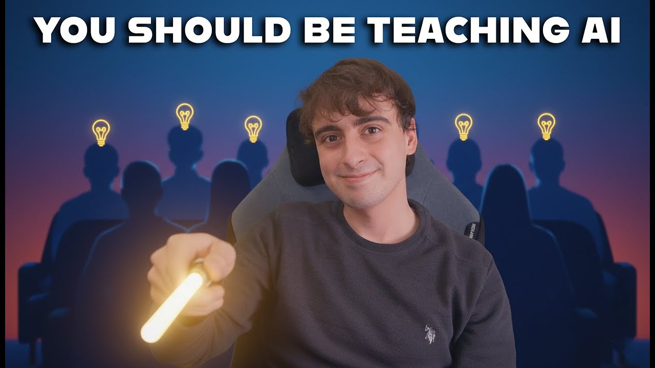 We NEED more AI Education! - How to EASILY Make a Course for Free!