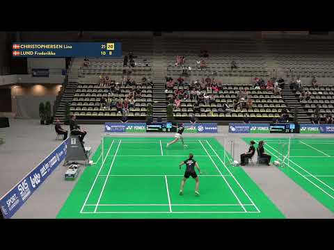 Match Point - Line Christophersen vs Frederikke Lund - WS, SF – Belgian Int. 2023