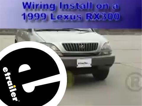 etrailer | Install: ModuLite Installation Wiring Kit on a 1999 Lexus RX 300