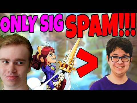 I BEAT Brawlhalla Pros With SIG SPAM ONLY ft. Boomie, Simba + MORE