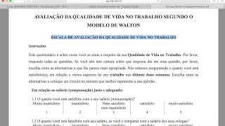 Construção do Questionário de Pesquisa