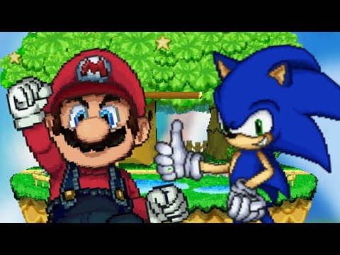 SUPER MARIO VS SONIC THE HEDGEHOG