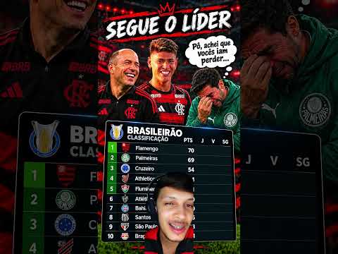 Flamengo vence Atlético Mineiro e é líder do brasileirão