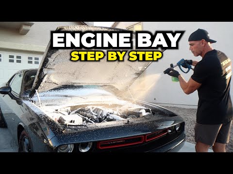 Engine Bay Detail step by step -  Top Star Auto Detailing
