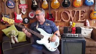 Video thumbnail for AMPEG B15 R MADE IN USA LsL Intruments BALBOA BASS LEFTY SONIC BLUE ANALYSIS PLUS CABLES by Alsmusicfactory TV Searching The Good Tone