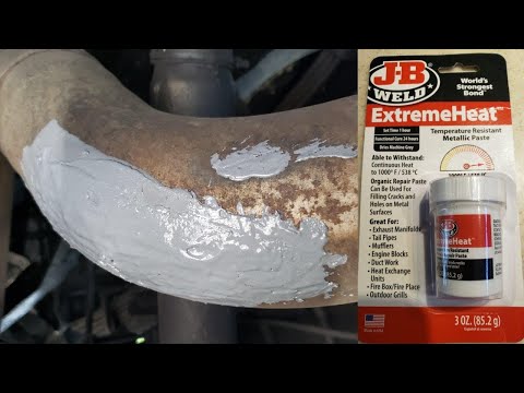 Fixing Hole in Exhaust - JB Weld Extreme Heat