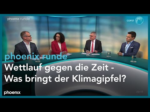 phoenix runde Wettlauf gegen die Zeit - Was bringt der Klimagipfel?