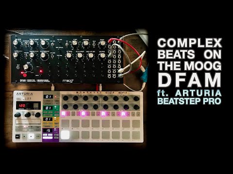 Complex Beats on the Moog DFAM ft. BeatStep Pro