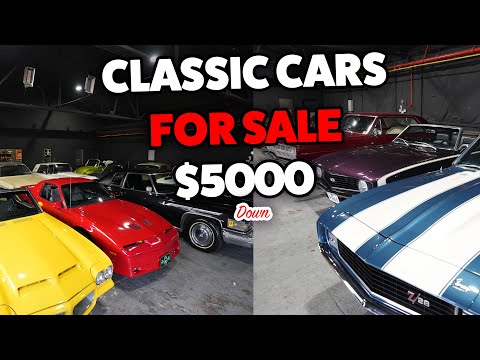 CLASSIC CARS FOR SALE $5000 DOWN FINANCING AVAILABLE FREE SHIPPING!| Rob Evans at Bob Evans Classics