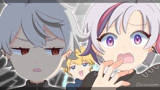 【手描きにじさんじ】AQF出撃直前に衝撃の真実を告げる葛葉【切り抜き/葛葉/不破湊/エクス･アルビオ/がっきーコーチ】