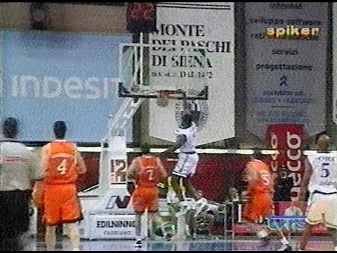 Serie A 2001/'02 Servizi televisivi: Fabriano Basket - Snaidero Udine 110-96