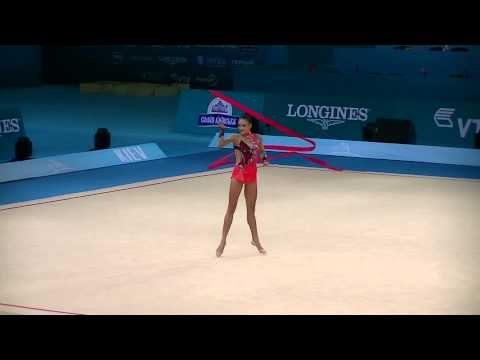 Berezko Marggrander Jana (GER)  ribbon  World Championships RG 2013 Qual