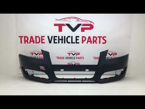 Fits Audi A3 3/5 Door Hatchback 2008-2012, Cabriolet 2008-2013 Front Bumper Primed Not For S Line No Sensor Or Washer Holes video