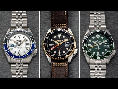 Seiko’s Popular Sub $500 GMTs Get Three New Colors for 2024