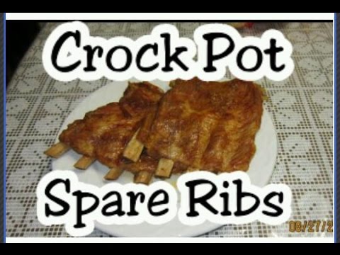 Crock Pot :BBQ Spare Ribs