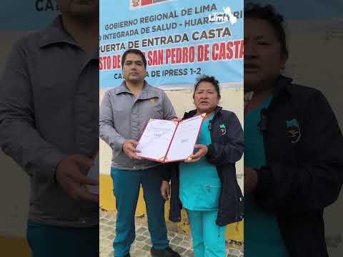 🏥📜 Título de propiedad al puesto de salud de San Pedro de Casta.