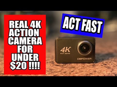 The Best BUDGET 4K action camera, UNDER $20? Yes ! DBPOWER D5