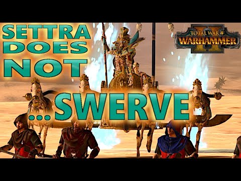 SETTRA Does not Swerve | CHARIOT DEATH | Legendary  Total War: Warhammer II