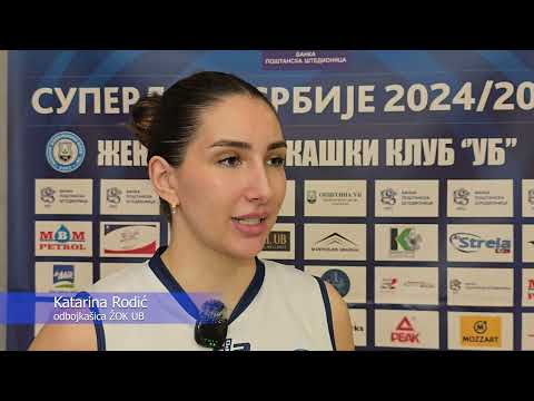 ŽOK UB - OK JEDINSTVO Užice 3:0 / Izveštaj sa utakmice