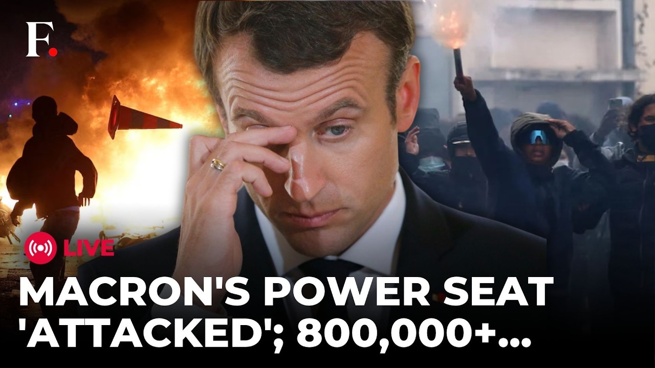 FRANCE PROTEST LIVE: 800,000 Protesters Take to the Streets | Violence and Arson Spread Across