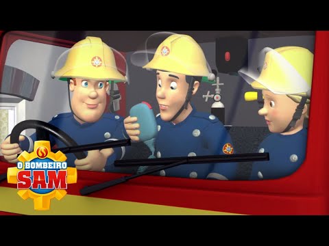 Sapadores-bombeiros em um caminhão! ⭐️ O Bombeiro Sam | Resgate de bombeiro | Desenhos animados