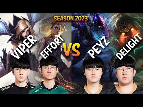 HLE Viper vs GEN Peyz - Viper KAI'SA vs Peyz VAYNE ADC - Patch 13.12 KR Ranked