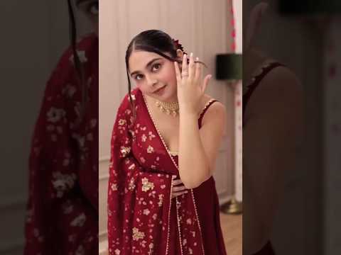 Beutiful gown❤️design for upcoming party or wedding #shorts #gown #partywear #red #music #subscribe