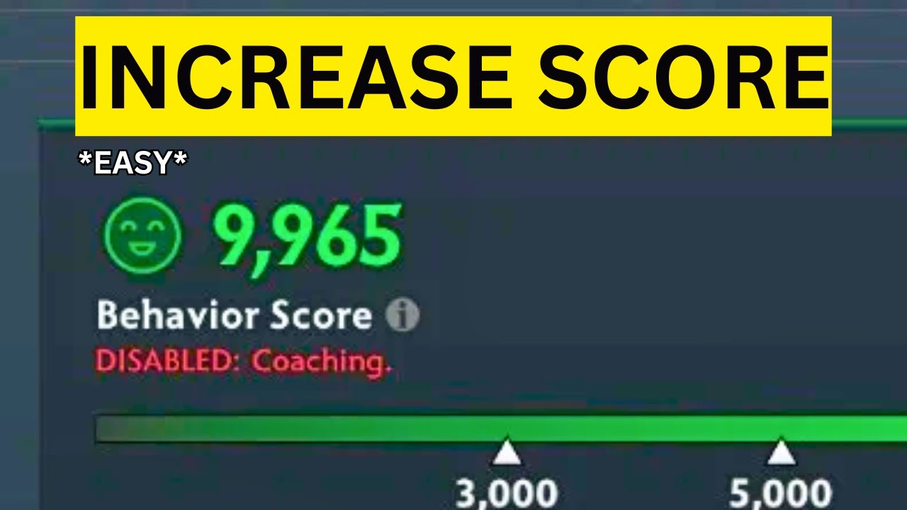 How To Increase Behavior Score in Dota 2(EASY)