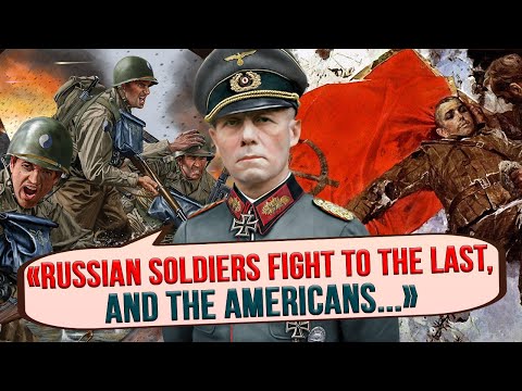 What did the Germans say about Soviet, British and American soldiers?