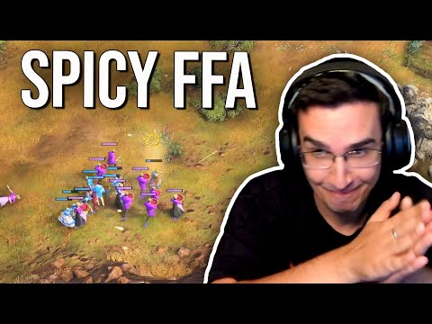 Beasty Gets Into SPICY FFA With Knights Templar in AOE4...