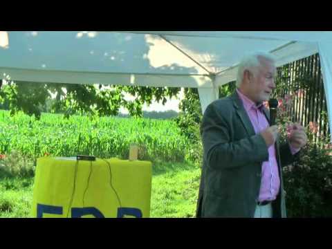 Wolfgang Kubicki bei Grillfest der FDP Weinehim am 11.07.2013