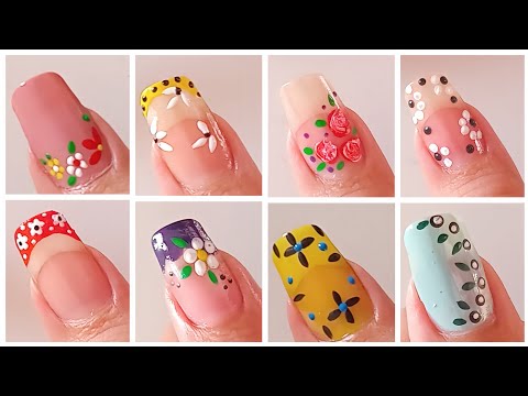diseño de uñas cortas || uñas 2024 tendencias 🥀🤩 Diseño de uñas para manos 2024