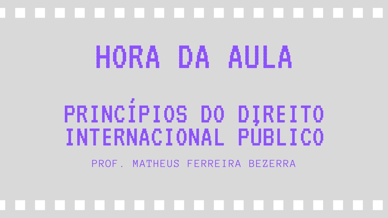 Princípios do Direito Internacional