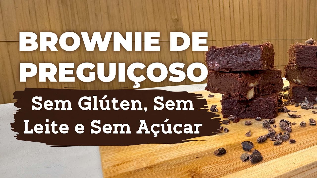 Brownie Saudável, Fácil e Rápido: Sem Glúten, Sem Leite e Zero Açúcar | Marcelo Horta