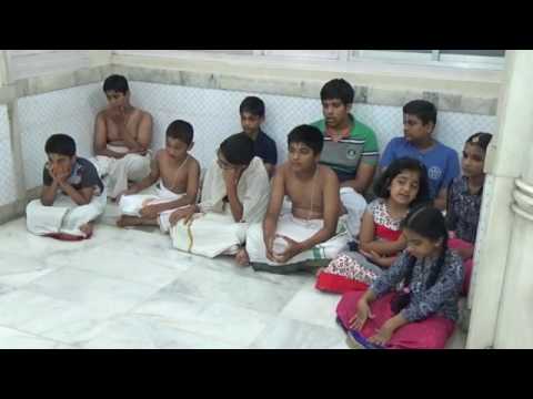 21 May 2017 Pt.(8) Children sing  Bhajan ' sheerabdi sayana narayana' Summer Camp Mumbai