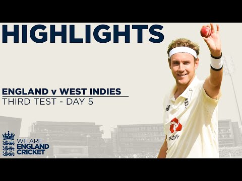 Day 5 Highlights | England Win As Broad Takes 500th Wicket | England v West Indies 3rd Test 2020 Video