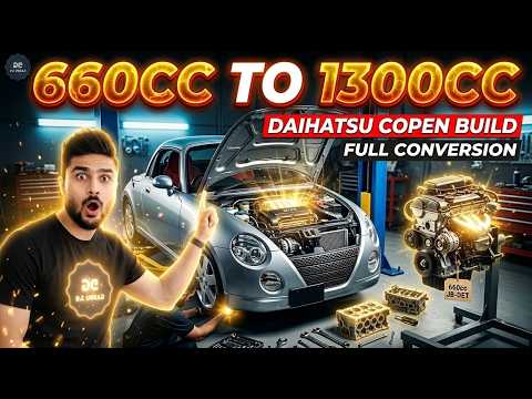 Thumbnail for Daihatsu Copen 660cc to 1300cc Conversion | Full Project Build by Daihatsu Copen, Daihatsu, Car, Vehicle