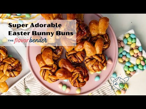 Chocolate Bunny Bread Recipe (Bunny shaped buns!)