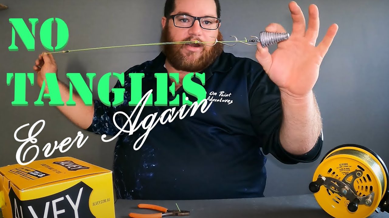 NO MORE TANGLED BEACH FISHING RIGS  | Pulley Rig Tutorial | Guaranteed longer casts | Alvey Reels