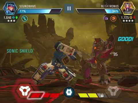 Transformers forged to fight soundwave vs megatronus
