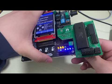 MegaGRRL Desktop + OPNA MegaMod + 9v battery box