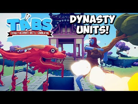 Totally Accurate Battle Simulator - Tree Giant 1v1 Every Dynasty Update Units! (TABS)