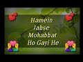 Hamein Jabse Mohabbat Ho Gayi He Whatsapp Status Border Being Sr Trending Border Status