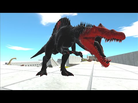 ESCAPE FROM REDSKULL SPINOSAURUS FPS PERSPECTIVE - Animal Revolt Battle Simulator