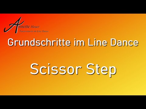 Grundschritte im Line Dance - Scissor Step