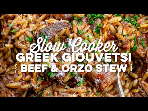 Beef Giouvetsi (Greek Beef Stew with Orzo) | Supergolden Bakes