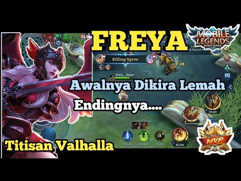 Tutorial Freya | Build Tersakit Freya | Gameplay Freya | Mobile Legends